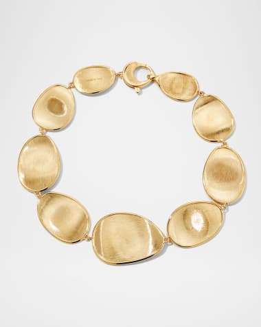 Marco Bicego 18K Yellow Gold Lunaria Graduated Bracelet, 7"L