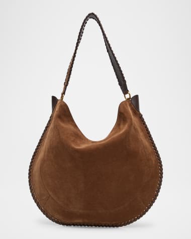 Isabel Marant Oskan Soft Suede Hobo Bag