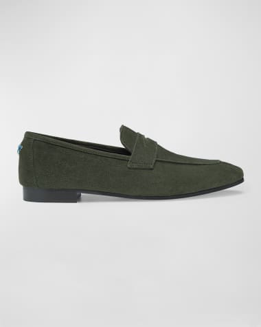 Bougeotte Flaneur Suede Penny Loafers