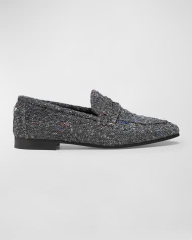 Bougeotte Flaneur Wooly Penny Loafers