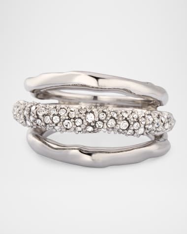 Alexis Bittar Solanales Crystal Orbitting Ring