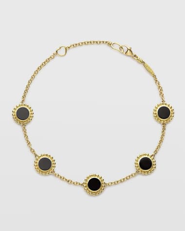 LAGOS 18k Covet Onyx Chain Bracelet