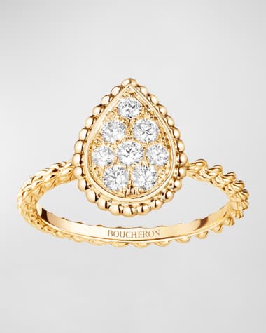 Boucheron Serpent Boheme 18K Yellow Gold Diamond Ring