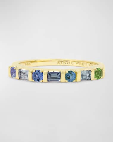 Stevie Wren 14k Yellow Gold Multi-Shape Stone Ring