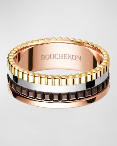 Boucheron Quatre 18K Gold Classique Small Band Ring