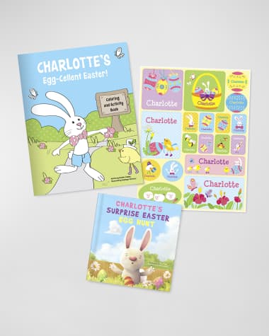 I See Me! Easter Personalized Board Book, Coloring Book and Sticker Gift Set