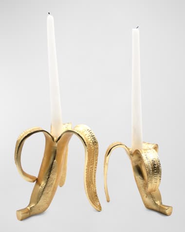 8 Oak Lane Banana Candlestick Set