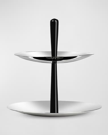 Nambe Circa Tiered Server