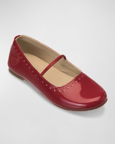 Elephantito Girl's Sasha Ballerina Flats, Baby/Toddler/Kid