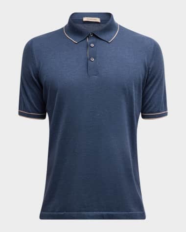 Fioroni Men's Giza 45 Egyptian Cotton Polo Shirt