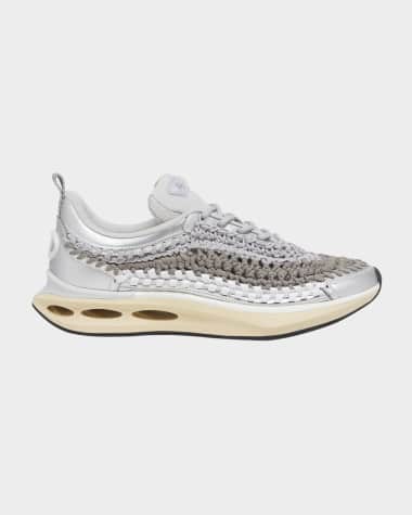 Valentino Garavani VLogo Easy Knot Knit Runner Sneakers