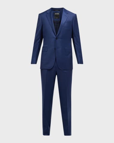 ZEGNA Men's Trofeo Wool Pindot Suit