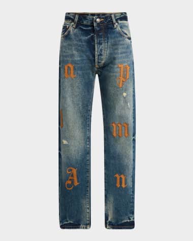 Palm Angels Men's Logo Patch Jeans