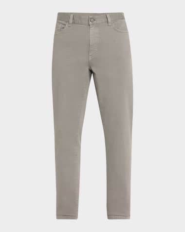 ZEGNA Men's 5-Pocket Colored Delave Pants
