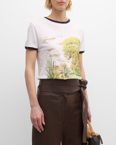 Loewe Anagram Embroidered Short-Sleeve Slim-Fit T-Shirt