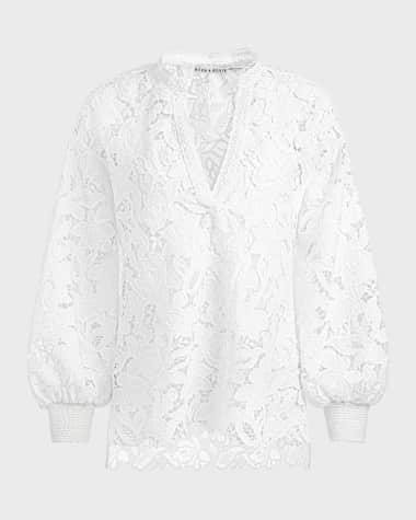 Alice + Olivia Aislyn Lace Blouse