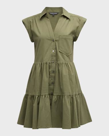 Veronica Beard Trisha Cotton Shirtdress
