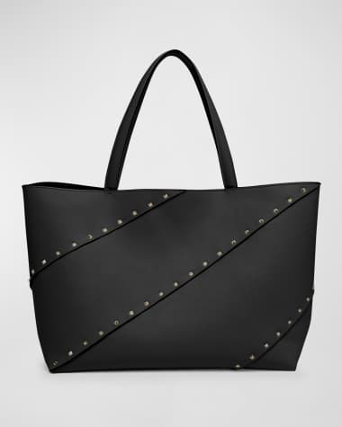 Valentino Garavani Wispy Large Rockstud Leather Tote Bag