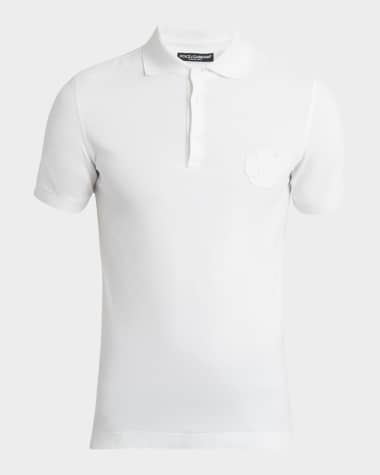 Dolce&Gabbana Men's Circle Logo Polo Shirt