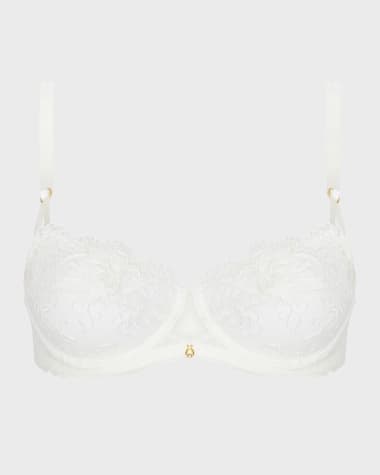 Lise Charmel Princesse Iris Floral-Embroidered Demi Bra
