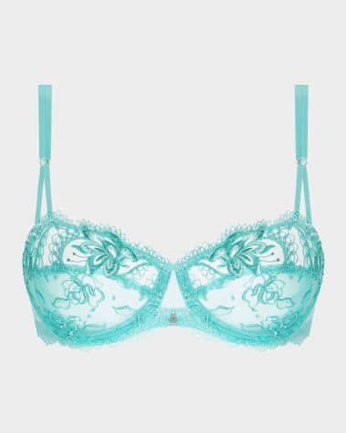 Lise Charmel Princesse Iris Floral-Embroidered Demi Bra