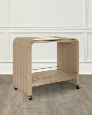 Worlds Away Myers Bar Cart