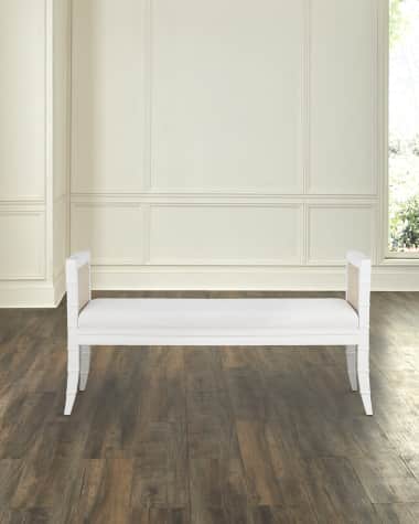 Worlds Away Benedict Bench, 53"