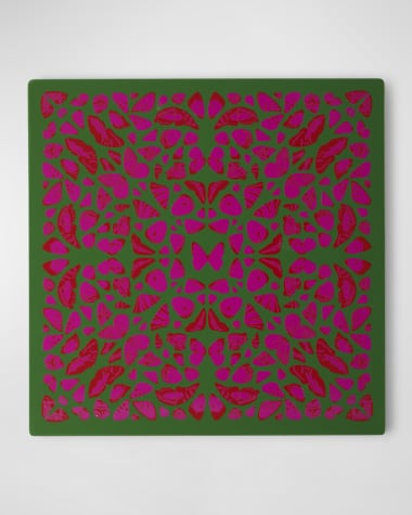 Nomi K Square Butterfly Lacquer Placemat