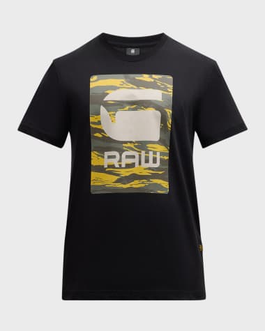 G-STAR RAW Men's Camo Box Graphic T-Shirt
