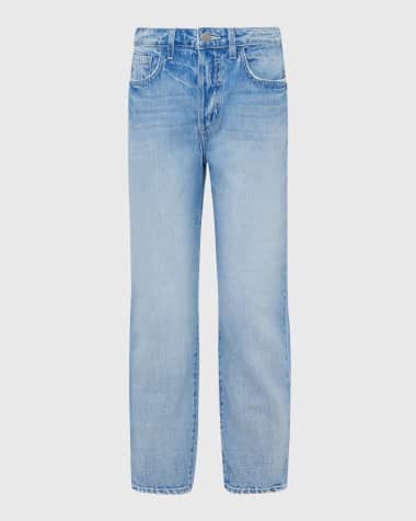 L'Agence June Ultra High-Rise Crop Stovepipe Jeans