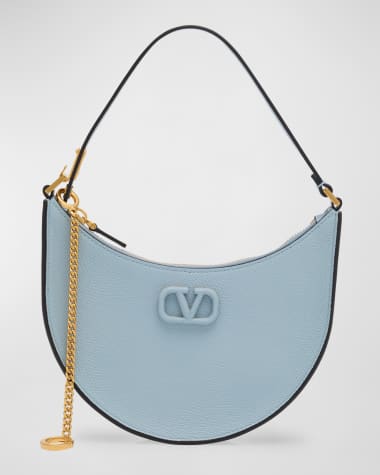 Valentino Garavani VLOGO Mini Leather Hobo Bag