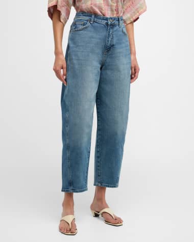 Vanessa Bruno Caleb High-Rise Cropped Denim Jeans