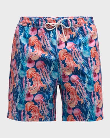 Swims Men's Bari Jellyfish-Printed Swim Shorts