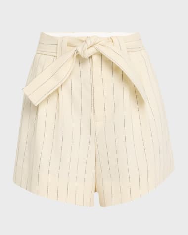 A.L.C. Dempsey Pinstripe Shorts
