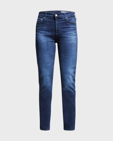 AG Jeans Mari High-Rise Slim Straight Jeans