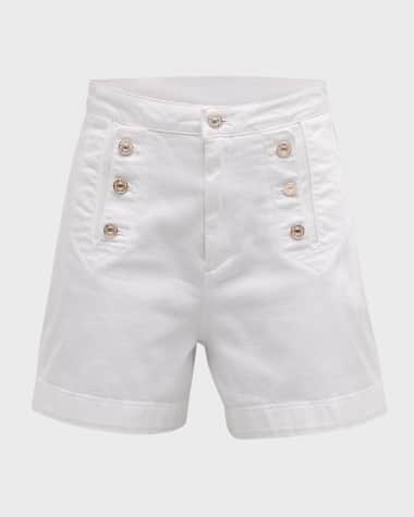 7 for all mankind Marina Denim Sailboat Shorts