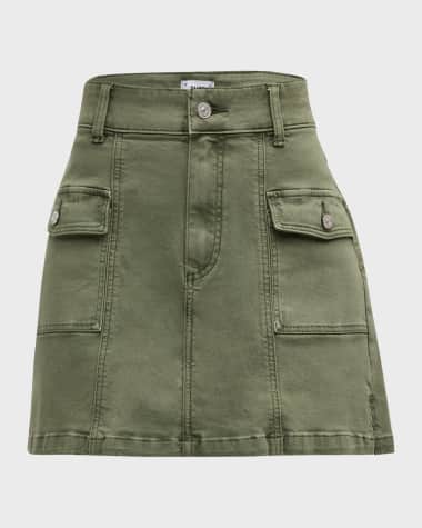 PAIGE Jessie Cargo Mini Skirt