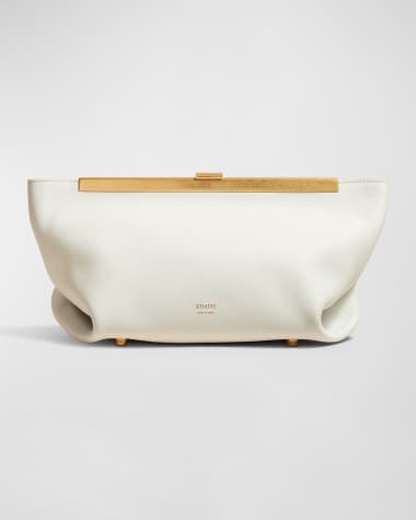 Khaite Aimee Leather Clutch Bag