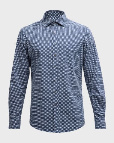 Rodd & Gunn Men's Seaward Downs Printed Cotton Sport Shirt