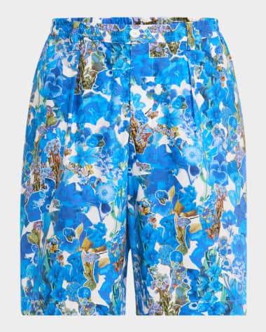 Marni Men's Patterned Drawstring Shorts