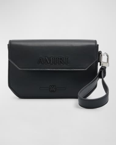 Amiri Men's Napa Leather Clutch Bag