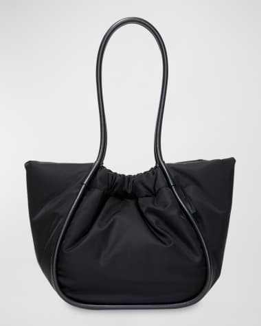 Proenza Schouler Large Ruched Puffy Nylon Tote Bag