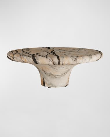 Arteriors Zahara Faux Marble Coffee Table