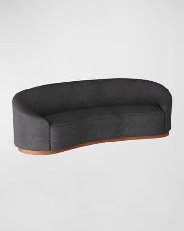 Arteriors Turner Sherpa Sofa, 108"