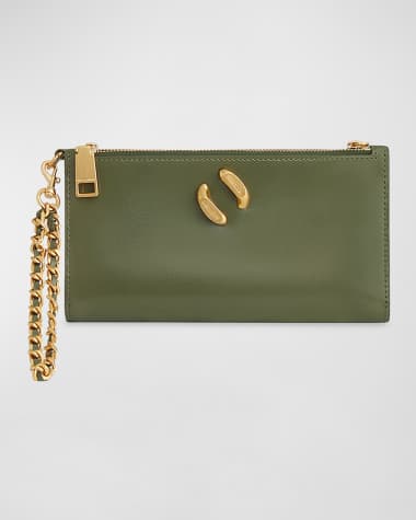 Rebecca Minkoff Infinity Chain Leather Wristlet