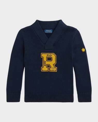 Ralph Lauren Kids Wool-Blend Holiday Bear Sweater and Sweatpants Set (3-24  Months)