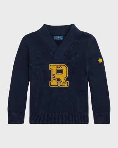 RALPH LAUREN KIDS Fair Isle fleece sweatshirt - Yellow