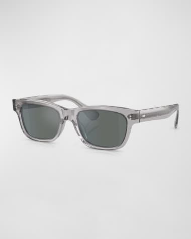 Oliver Peoples Men's Rosson Sun Acetate Rectangle Sunglasses