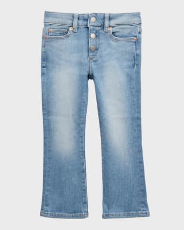 DL1961 Girl's Claire Toddler Bootcut Denim Jeans, Size 4-6