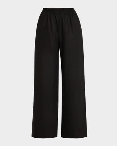Eskandar Cashmere-Blend Flared Trousers